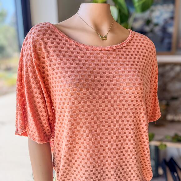 The Buckle, DayTrip, Textured Tillman Top w/ Twisted Open Back, Women’s X-Large - Picture 1 of 8